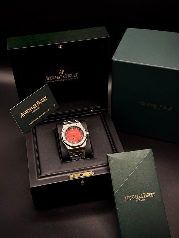 AP - Audemars Piguet Royal-Oak Master ( Red Dail ) – Royal Store