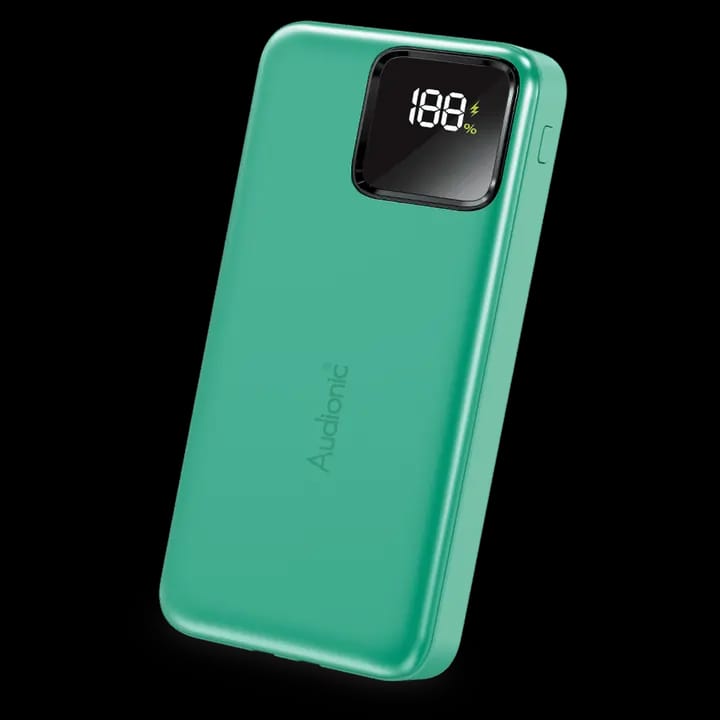 10,000 mah - AUDIONIC - Benz Icon Power Bank ( Green ) – Royal Store